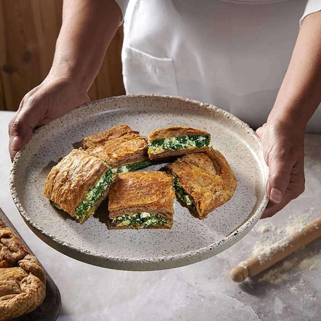 Wholemeal Rye Pie with Spinach & Butter - YiaYia Pies